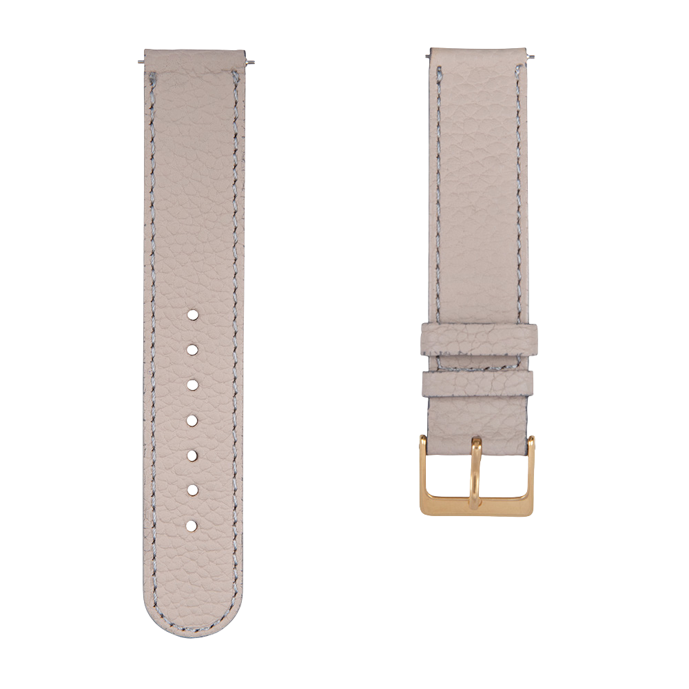 MuchBetter payment watch strap beige goud 18mm