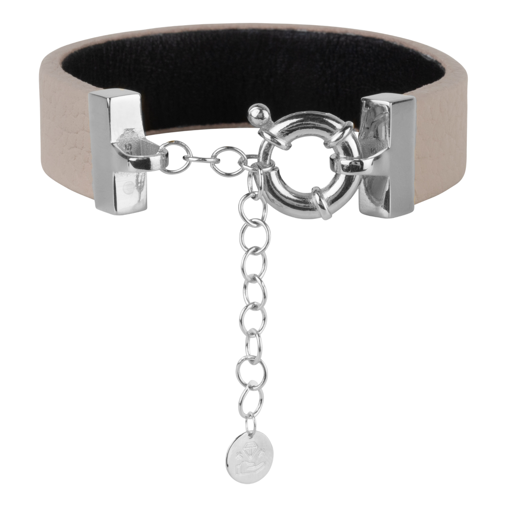 Wearable Bracelet | Beige | Silver