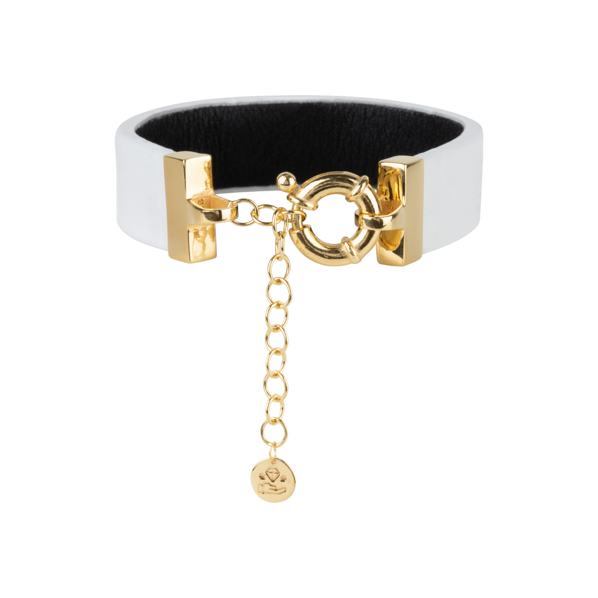 MuchBetter wearable payment bracelet white gold