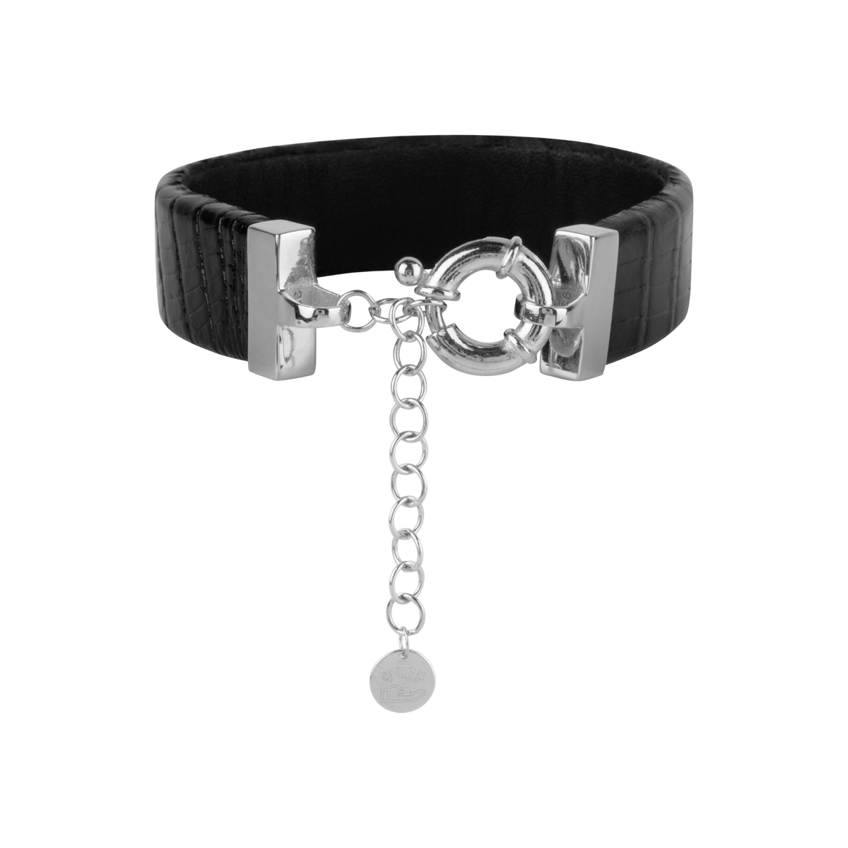 MuchBetter wearable payment bracelet black silver