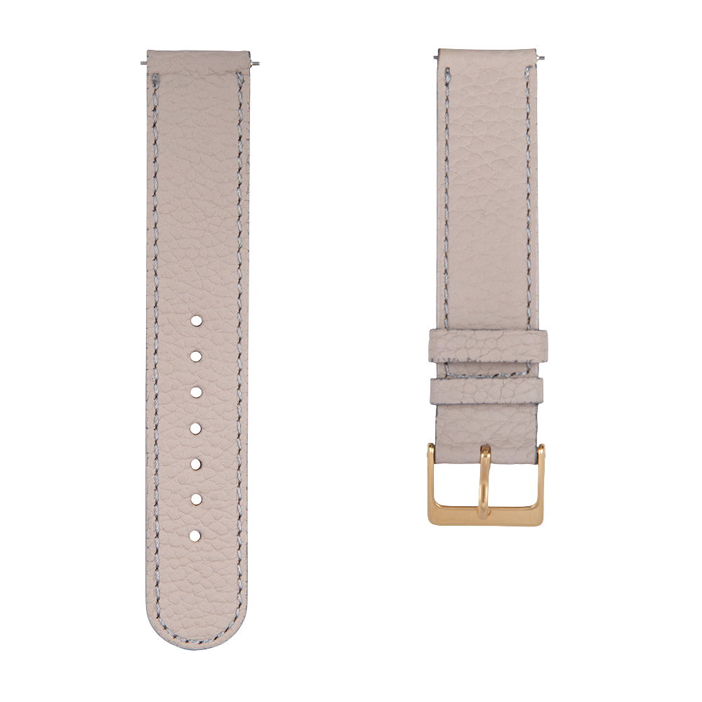 Wearable Watchstrap | Beige | Goud | 18 mm
