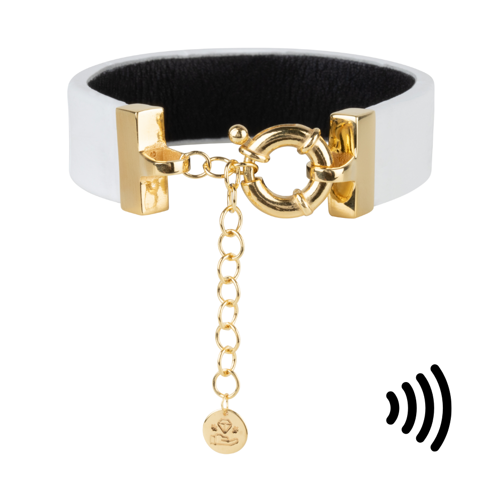 Wearable Bracelet | Wit | Goud
