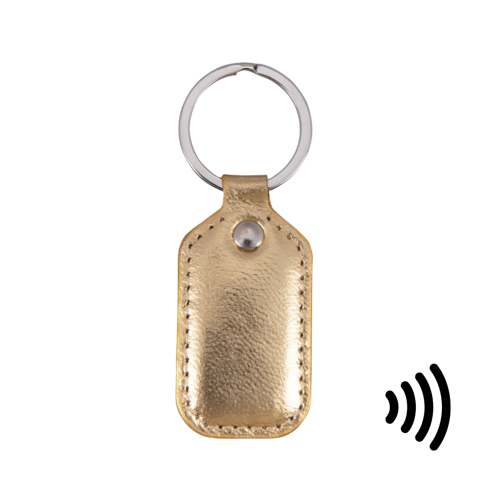 Wearable Keyfob | Leather | Gold